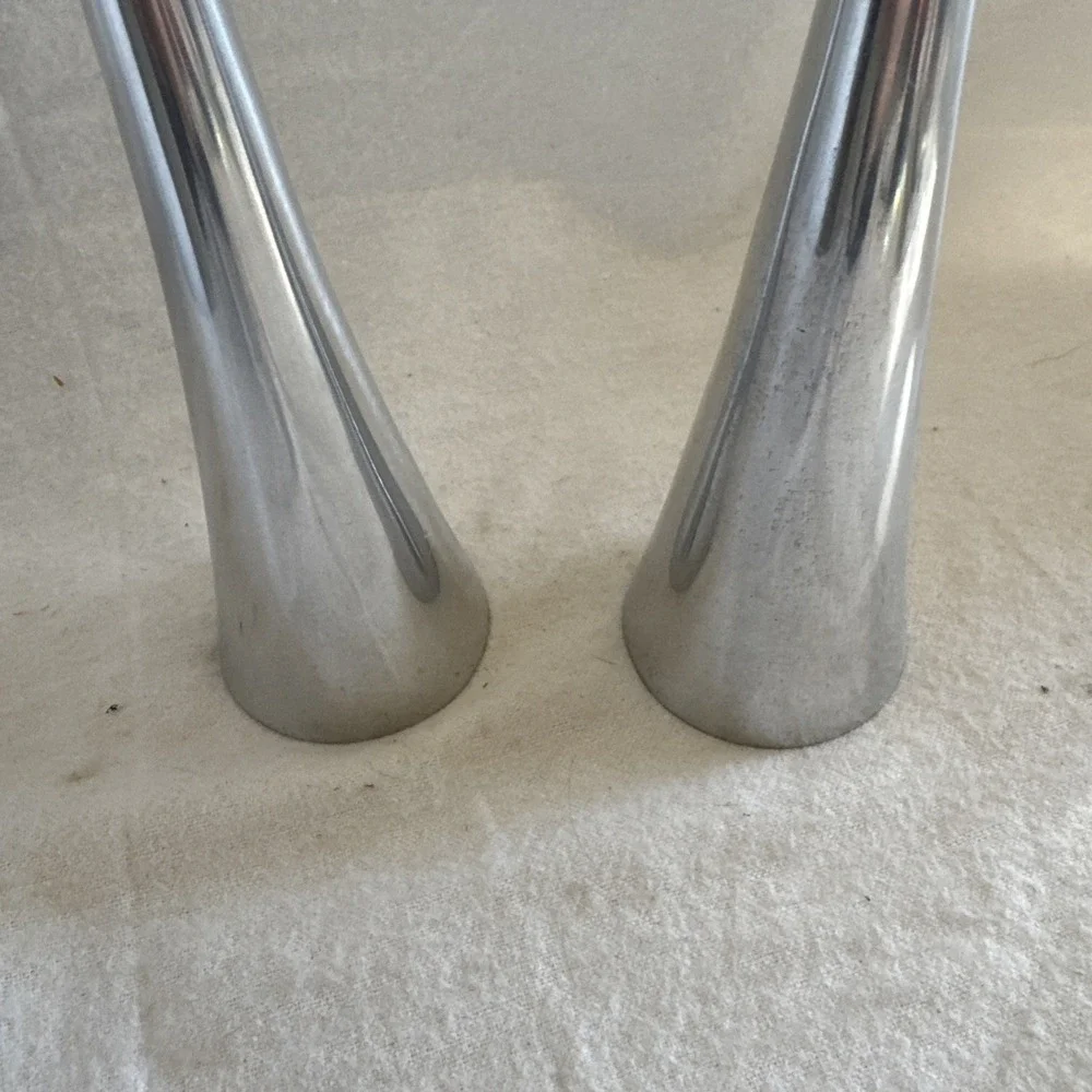 Nambre Heritage Curve Modernist Candlesticks by Lisa Smith Clean Lines 11